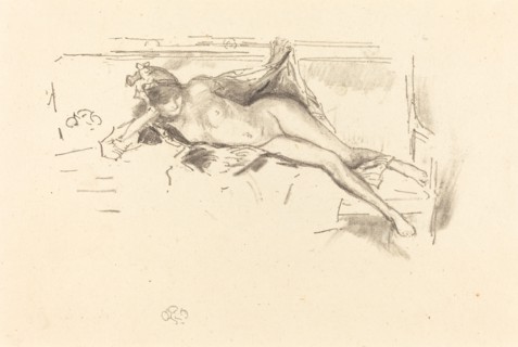 Nude Model, Reclining, 1893.