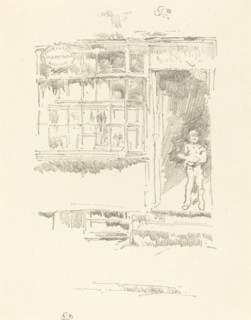 The Barber's Shop in the Mews, 1896.