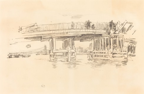Old Battersea Bridge, 1879/1887.