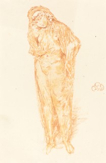 Draped Figure, Standing, 1891.