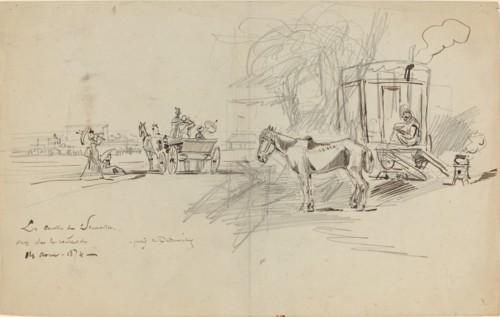 Les Courses de Deauville, 1874.