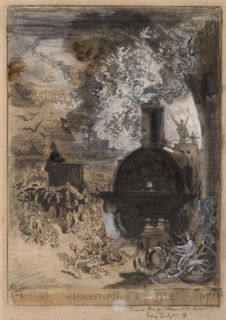 Frontispiece for L'Illustration Nouvelle: The Burial of the Burin, 1877.
