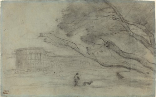 Souvenir: Roman Landscape with the Colosseum, 1865/1870.