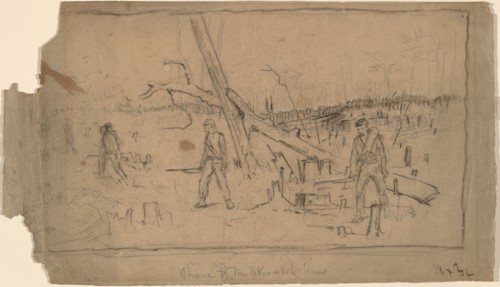 Advance of the Skirmish Line, 1864.