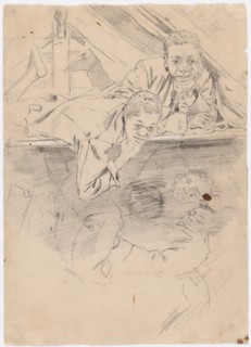 Study for "Army Boots" [verso], 1865.