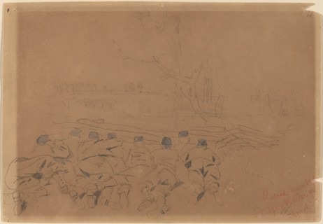Rebel Works at Yorktown, 1862.