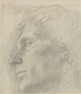 Head of a Man Facing Left.