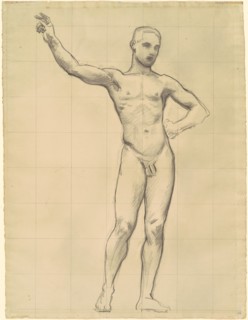 Study of Apollo for "Apollo and the Muses", c. 1921.