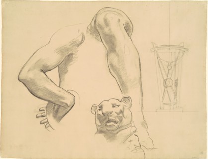 Studies for "Classic and Romantic Art", c. 1921.