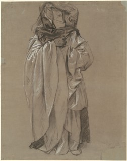 Study of Ezekiel for "Frieze of Prophets", 1890-1892.
