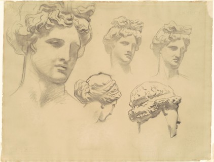 Studies for "Apollo and the Muses", c. 1921.