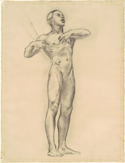Study of Orpheus for "Classic and Romantic Art", c. 1921.