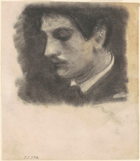 Head of a Man, 1875-1880.