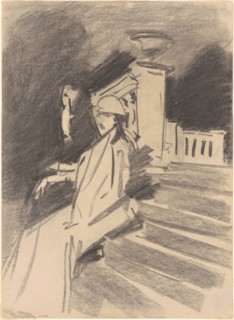 By the Fountain, Villa Torlonia, Frascati, Italy, c. 1907.