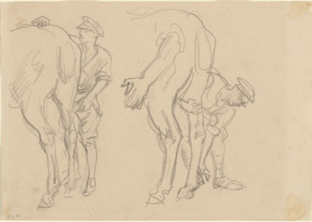 Studies for "Scots Grey", 1918.