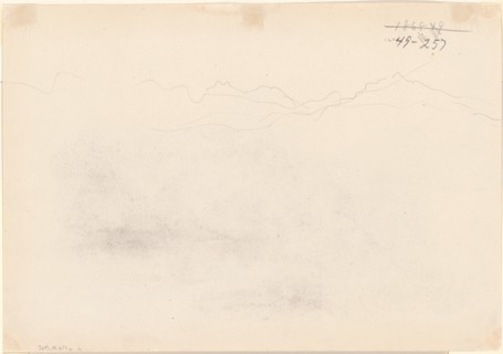 Mountains [verso], 1869.