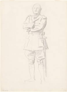 Study of General Louis Botha for "General Officers of World War I", 1920-1922.