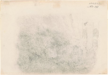 Tree Trunks [verso], 1868-1869.