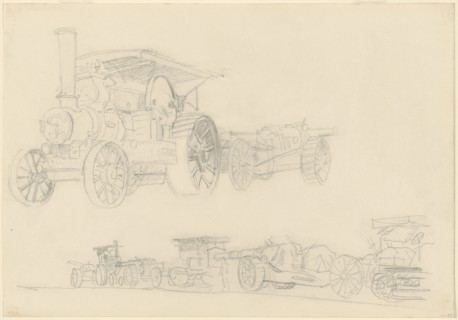 Gun Carriages, France, 1918.
