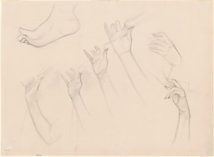 Studies for "Fumee d'Ambre Gris", 1880.