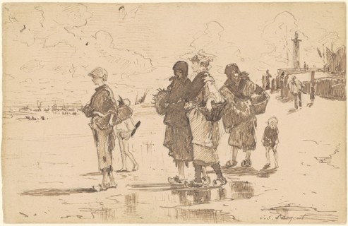 En route pour la pêche (Setting Out to Fish), 1878.