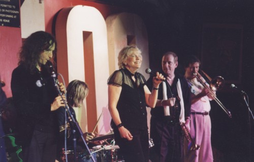 Val Wiseman, Digby Fairweather, Julian Marc Stringle, Colin Burnap, NJA Benefit, 100 Oxford Street, London, 2008.