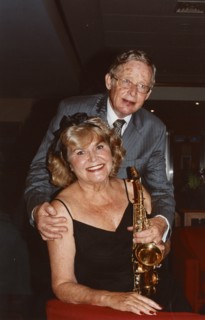 Bob Wilber and Joanne 'Pug' Horton Blackpool Jazz Party 2007.