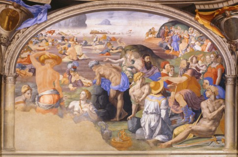 Bronzino, The Israelites crossing of the Red Sea