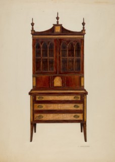 Desk, c. 1939.