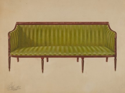 Sofa, c. 1937.