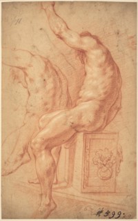A Seated Nude.