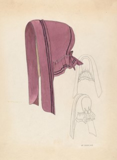 Bonnet, c. 1936.