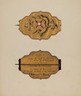 Brooch, c. 1936.