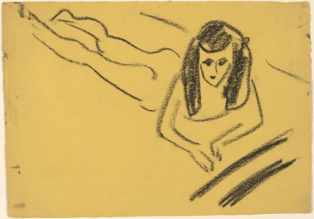 Fränzi Reclining, 1910.