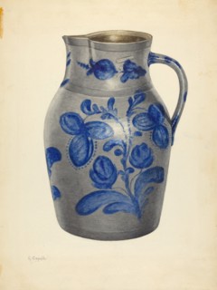 Pitcher, c. 1940.