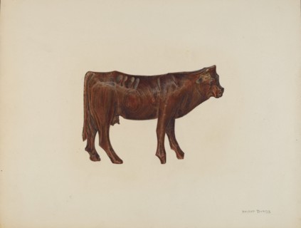 Toy Cow, c. 1940.