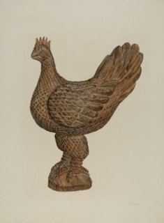 Rooster, c. 1940.