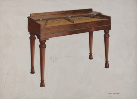 Dulcimer, c. 1937.