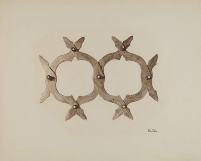 Hat-rack, c. 1941.