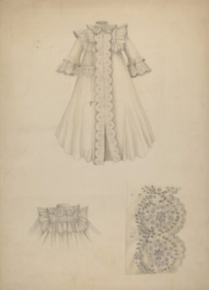 Nightgown, c. 1940.
