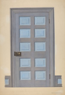 Zoar Door, c. 1938.