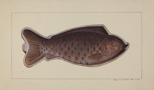 Fish Mold, c. 1938.