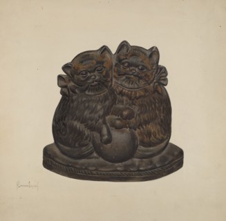 Door Stop, c. 1937.