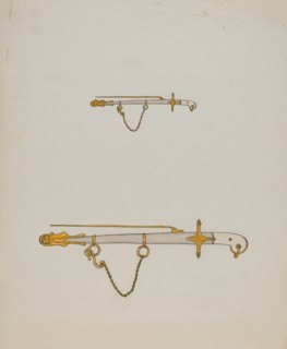 Sword Pin, c. 1936.