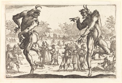 Two Zanni, c. 1616.