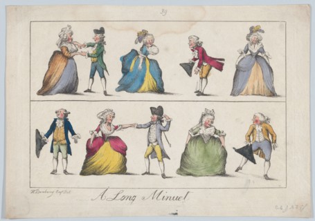 A Long Minuet, 1787.