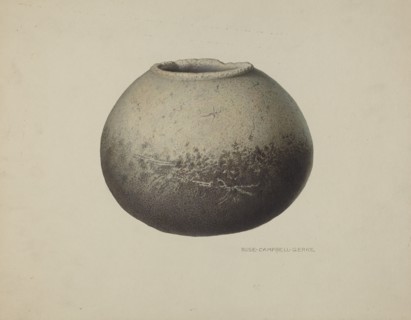 Stone Olla, c. 1940.