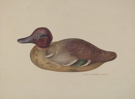Decoy Duck, c. 1938.
