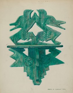 Bird Shelf, c. 1940.