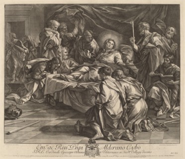 Death of the Virgin. Creator: Robert van Audenaerde.